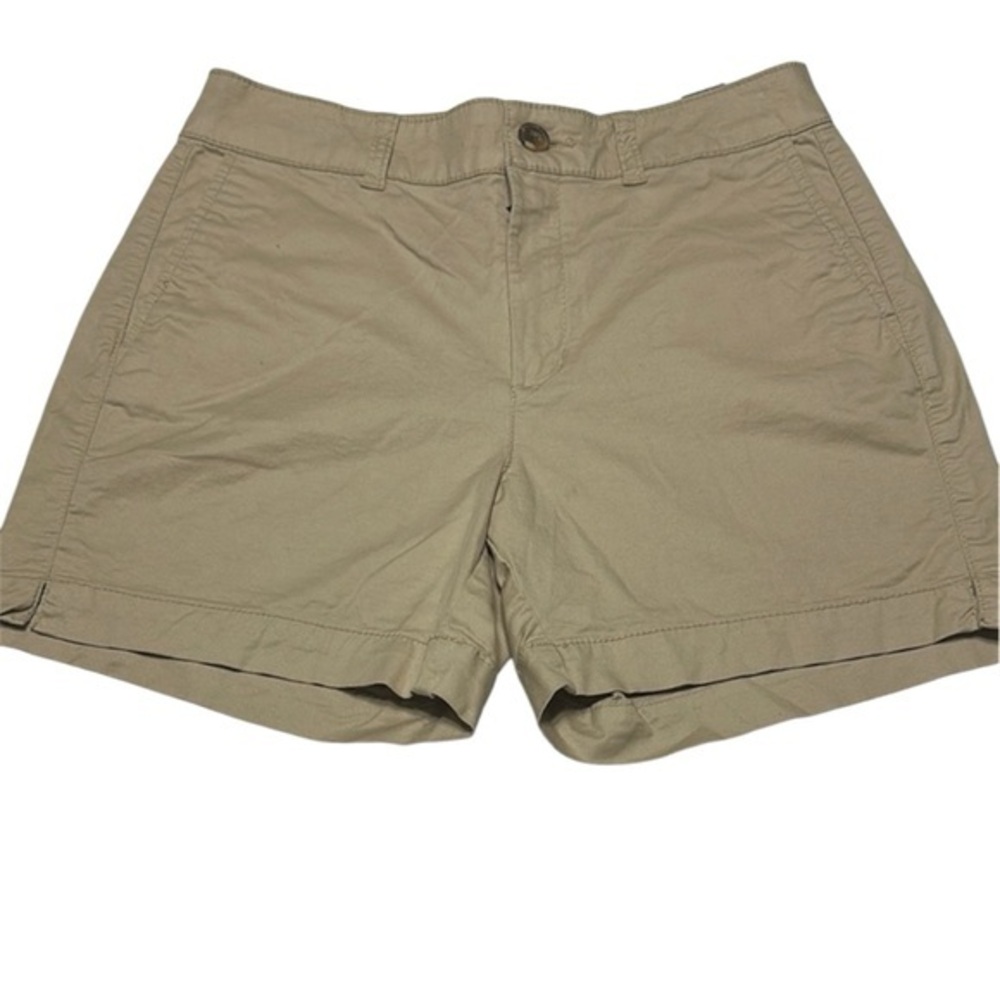 Old Navy Tan Bermuda Shorts with Flat Front Design - Picture 1 of 8